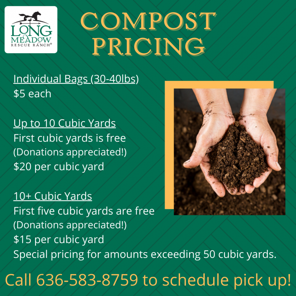 Compost For Sale | Longmeadow Rescue Ranch | St. Louis